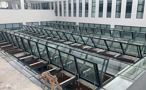 百安科技有限公司近期银川排烟窗项目案例分享 百安科技有限公司近期银川排烟窗项目案例分享