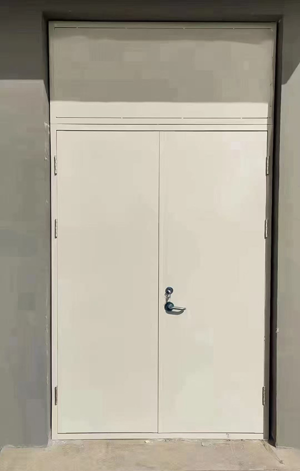 展览馆项目完成大跨度银川防火门安装