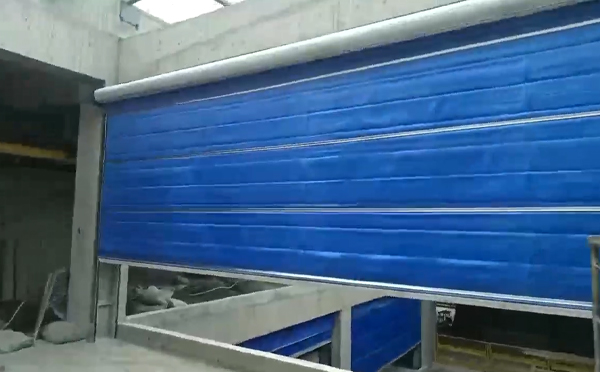 大型物流园区完成银川防火门整体安装工程